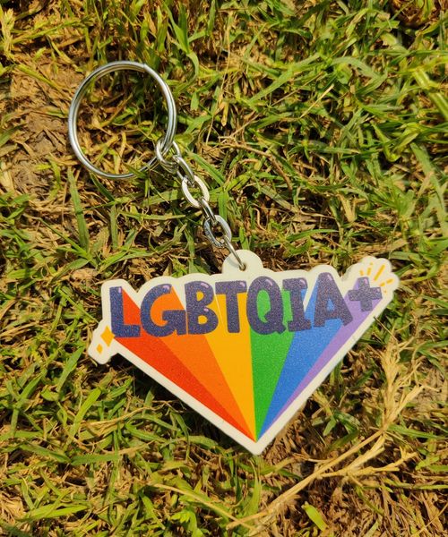 LGBTQIA+ Keychain